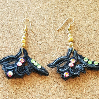 Black Lace Earrings
