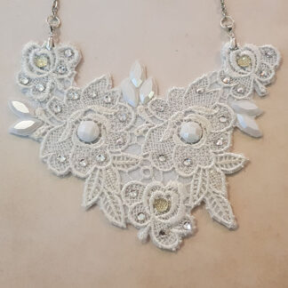 White Lace Necklace
