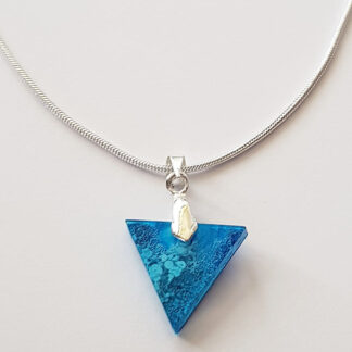 Coral Blue Triangles - Style B