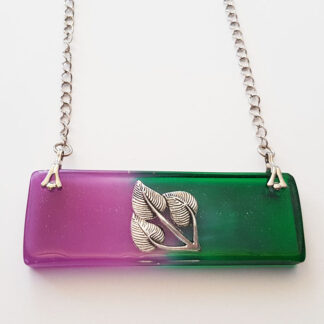 Nature Green & Purple Leaves