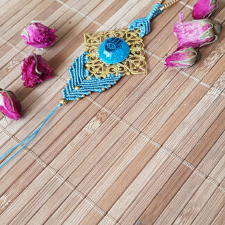 שרשרת מקרמה עם חמסה