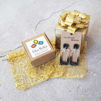 Black Sparkles rectangles