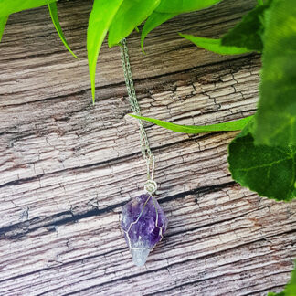 Raw Amethyst Necklace