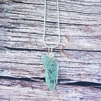 Raw Fluorite Necklace