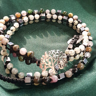 Tree of Life Gemstones wrapping bracelet