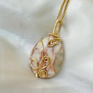 Red Vein Jasper Large Drop