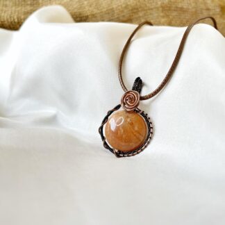 Calcite Full Moon Necklace