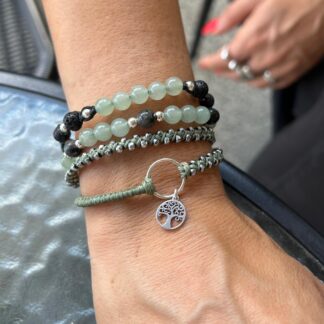 Bracelet set for peace and energetic balance