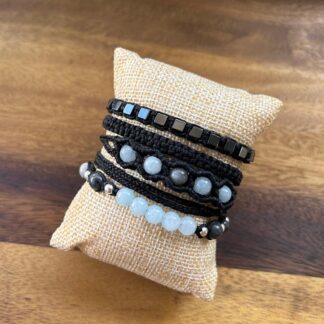 Bracelets set for relaxation, self expression and protection