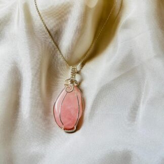 Rose Quartz designed pendant
