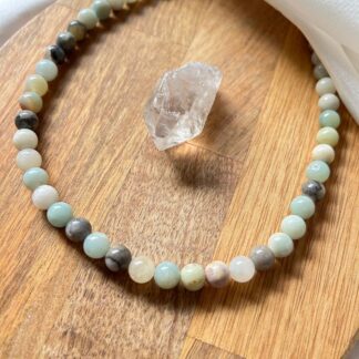 Amazonite Necklace- 8mm